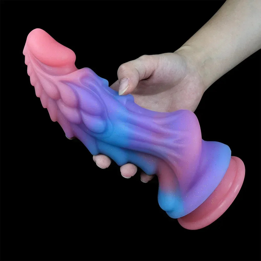 Alien Silicone Dildo – Fantasy Toy with Glow-in-the-Dark Feature