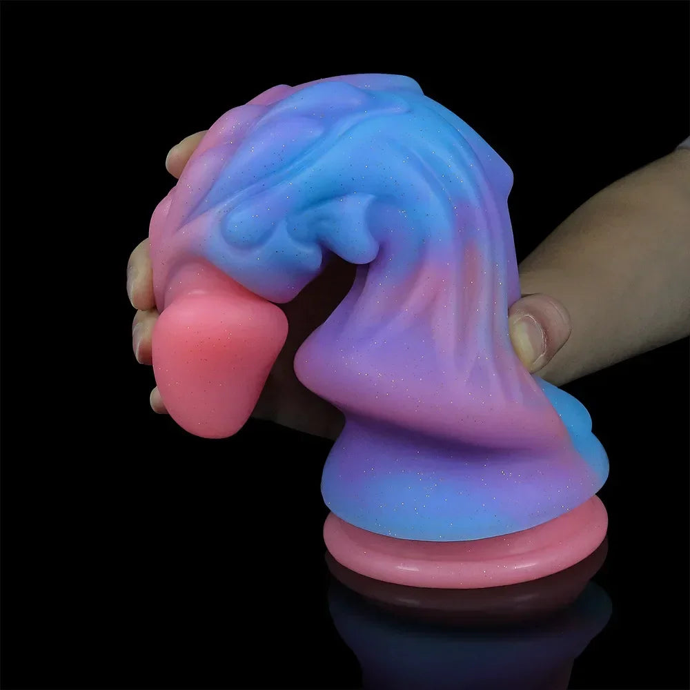 Alien Silicone Dildo – Fantasy Toy with Glow-in-the-Dark Feature
